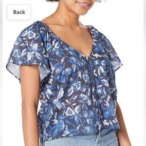 NWT Joie Katya Women’s Top, Color is Navy Blazer Multi,‎ Size 2X